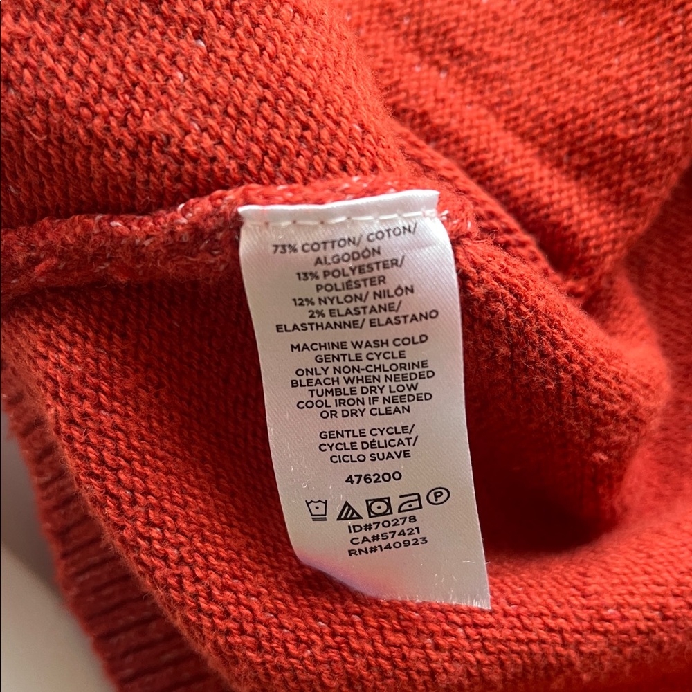 LOFT Women's Red Open-Front Cardigan - Picture 13 of 13